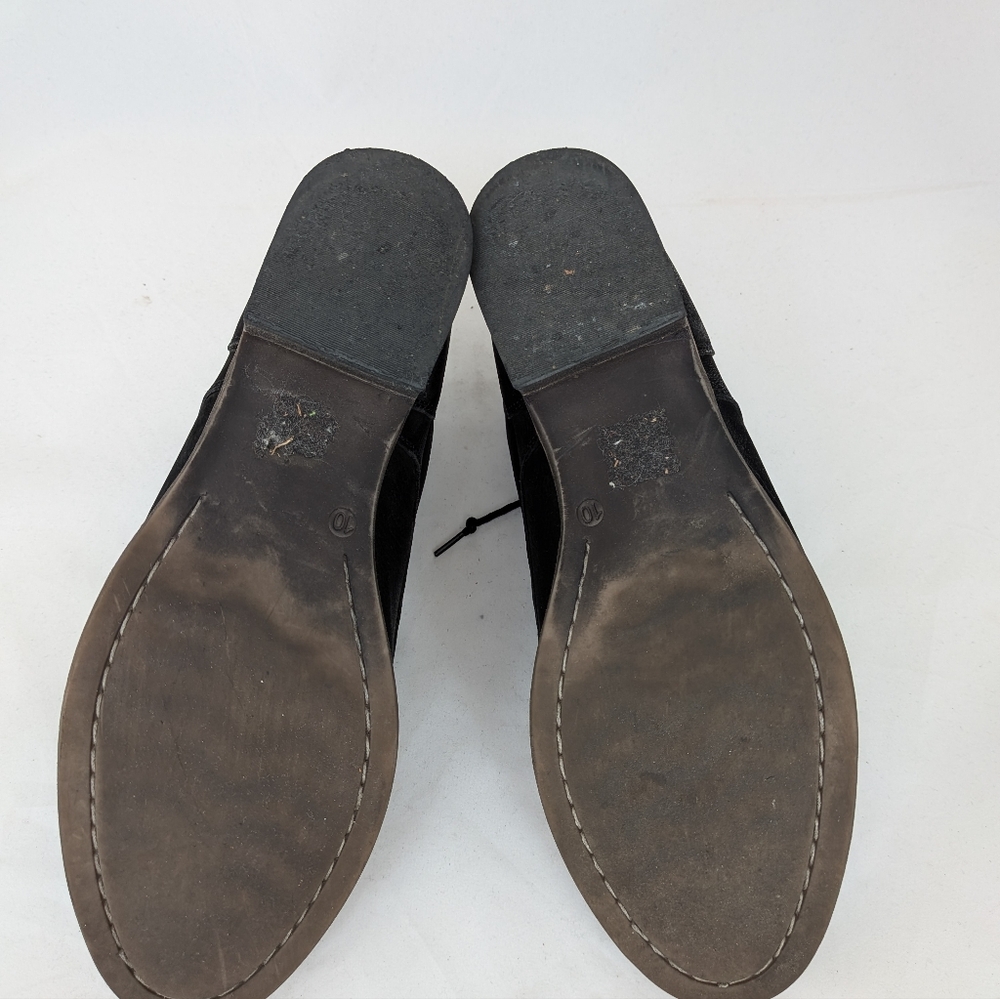 Black Women's Lace-Up Ankle Boots - Picture 6 of 7